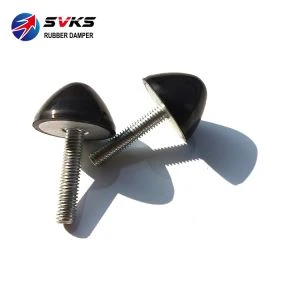 M8 * 20 Bwfferau Cyselig Rubber D25 * H20mm