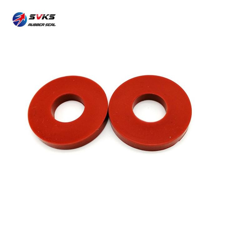 Red Color Rubber Round Flat Washer