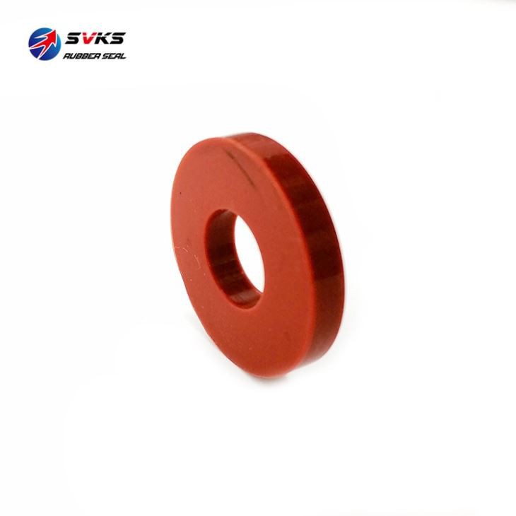 Red Color Rubber Round Flat Washer