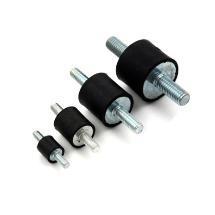 Rubber Metal Gwrth-fywiogiad Mountings Bloc Silent